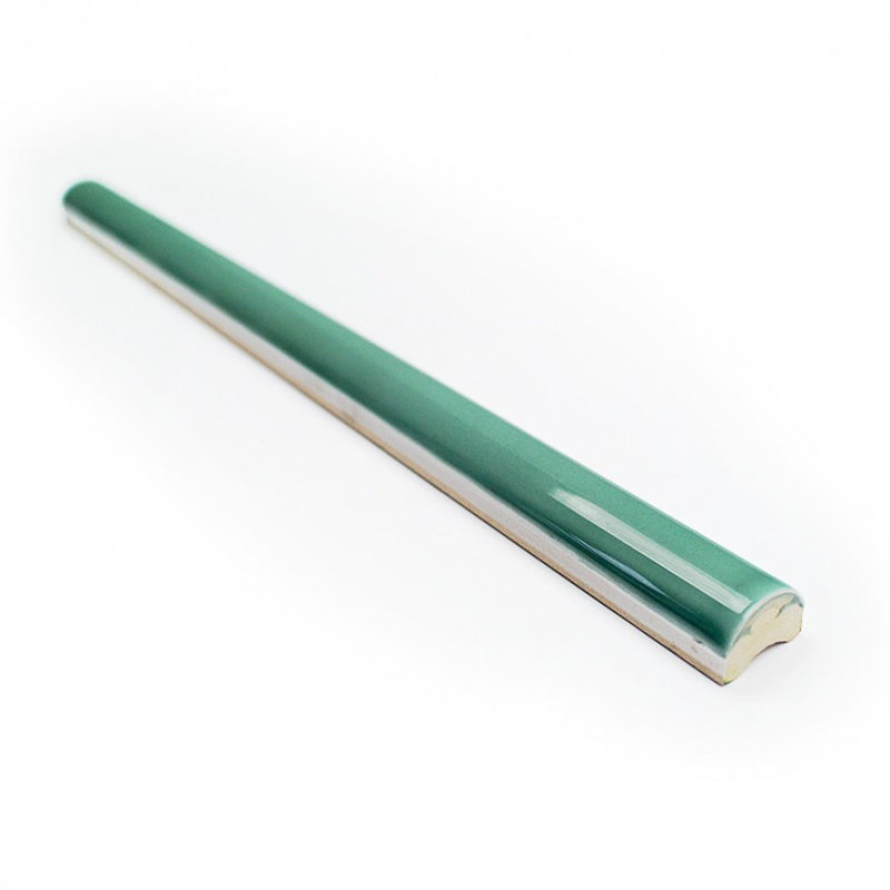 Ivy Hill Tile Catalina 12" x 0.75" Ceramic Pencil Liner Tile Trim in